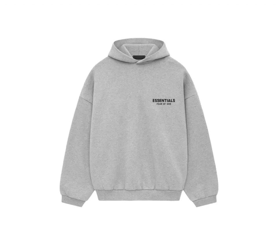 FEAR OF GOD Essentials hoodie. Colored light oatmeal.