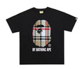 Bathing ape shirt Burberry size S.