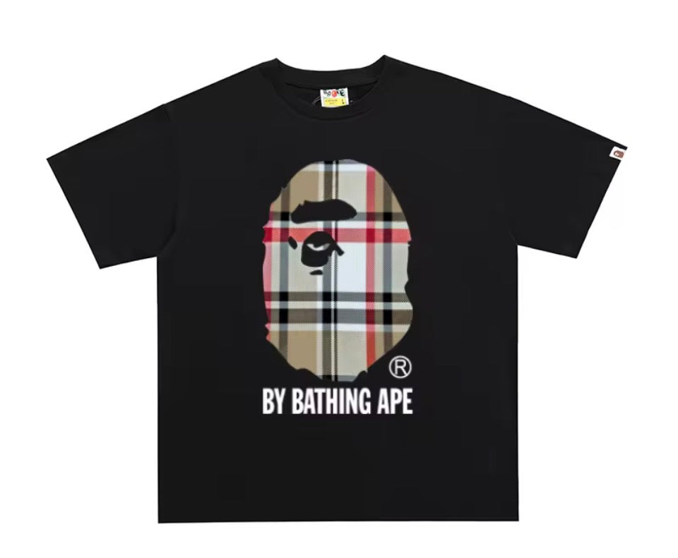 Bathing ape shirt Burberry size S.
