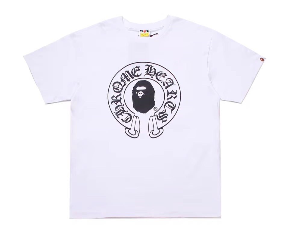 Bathing ape shirt Chrome hearts Size S.